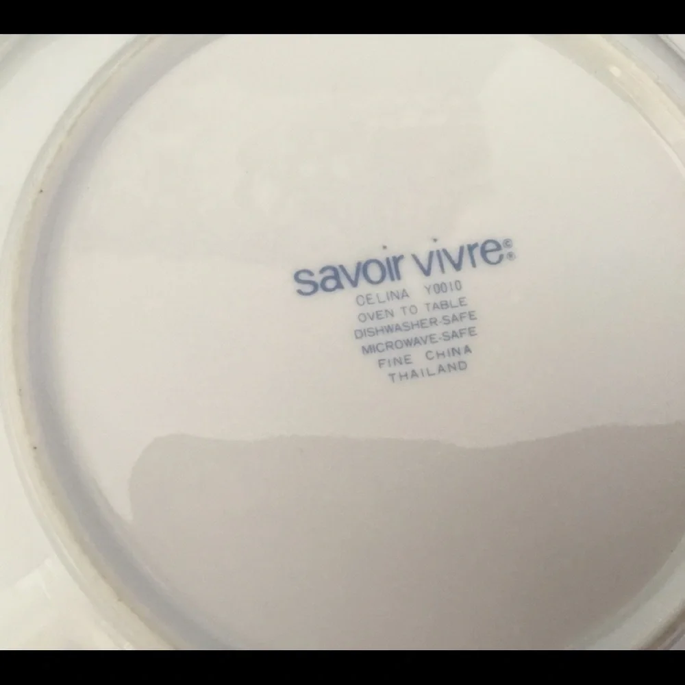 SAVOIR VIVRE  CELINA Y0010  5 PIECES PLACE‎ SETTING DINNERWARE